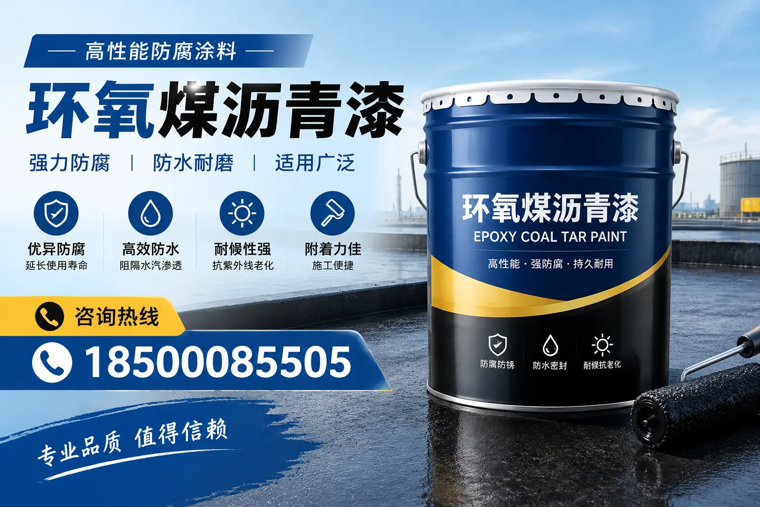 环氧煤沥青漆的主要成分与功能，周口用户深度了解