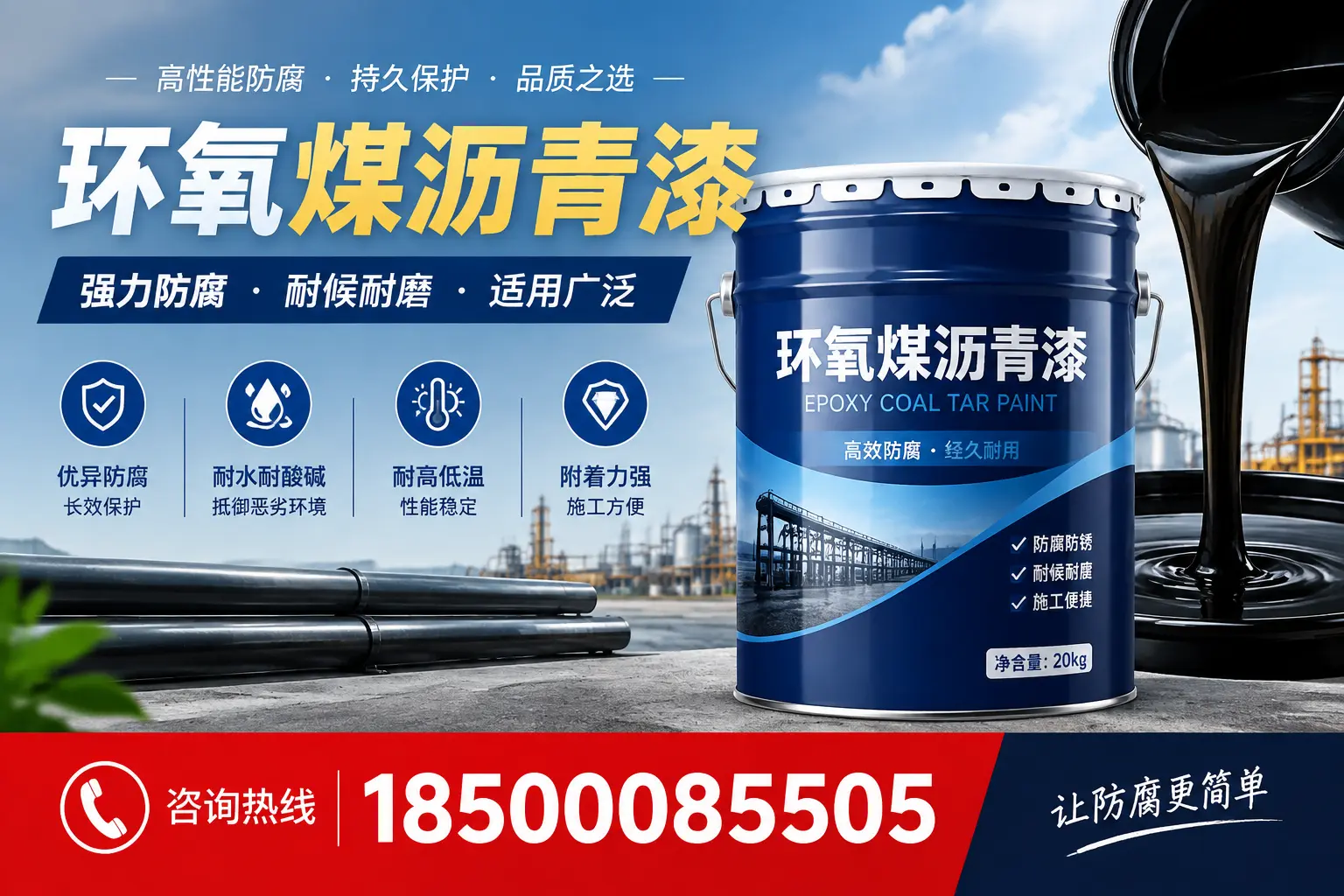 环氧煤沥青漆在不同气候条件下的表现分析，周口适用性